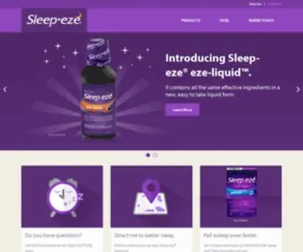 Sleepeze.ca(Sleep Easy With Sleep) Screenshot