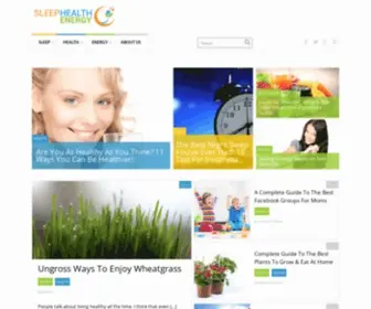 Sleephealthenergy.com(Sleep Health Energy) Screenshot