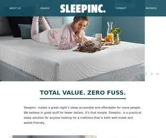 Sleepincbedding.co(Sleep Inc. Bedding) Screenshot