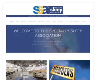 Sleepinformation.org(Specialty Sleep Assn) Screenshot