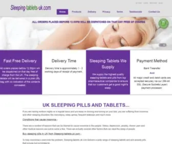 Sleeping-Tablets-UK.com(UK Sleeping Pills Tablets Online) Screenshot