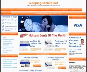 Sleeping-Tablets.net(Sleeping tablets) Screenshot