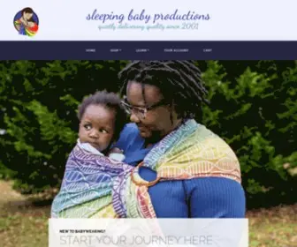 Sleepingbaby.net(Sleeping baby productions llc) Screenshot