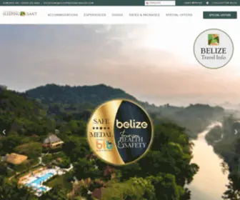 Sleepinggiantbelize.com(A Pristine Paradise in the Mayan Heartland of Belize) Screenshot