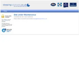 Sleepingsolutions.co.uk(Beds) Screenshot