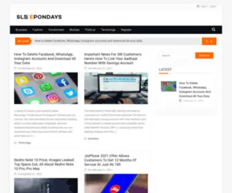 Sleepondays.com(sleepondays) Screenshot