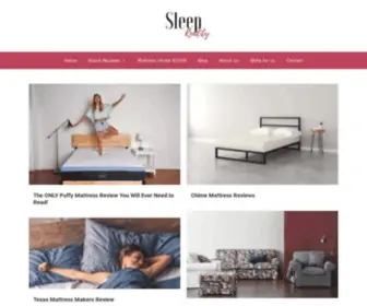 Sleepreality.com(Sleep Reality Blog) Screenshot