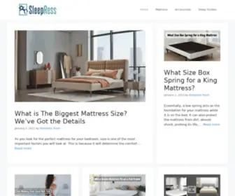 Sleepress.com(Here at we discus mattress related topic. like) Screenshot