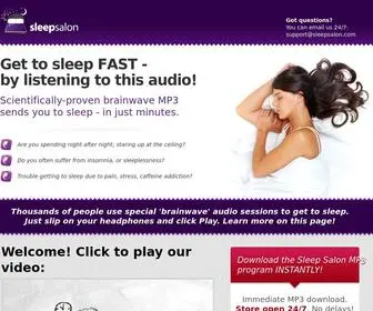 Sleepsalon.com(Brainwave Entrainment Sleep Audio) Screenshot