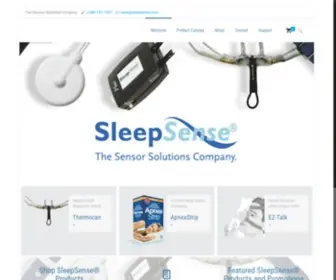 Sleepsense.com(SleepSense Sleep Diagnostic Sensors) Screenshot