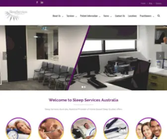 Sleepservices.com.au(Sleep Services Australia) Screenshot