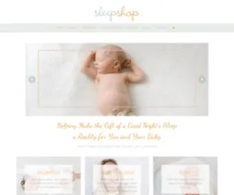 Sleepshopoc.com(Infant Sleep Consultant & Family Care Counselor) Screenshot