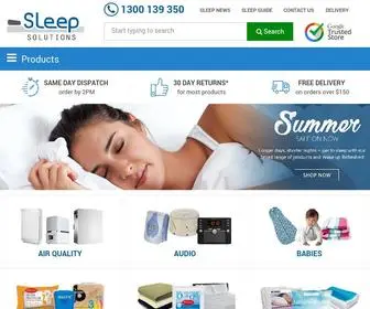 Sleepsolutions.com.au(Never have trouble sleeping again with a one) Screenshot