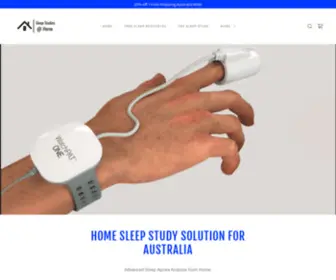 Sleepstudiesathome.com.au(Home Sleep Study) Screenshot