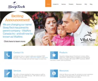 Sleeptech.com(VitalAire) Screenshot