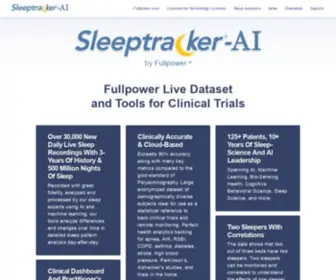 Sleeptracker.com(AI-Powered Sleep Analytics) Screenshot