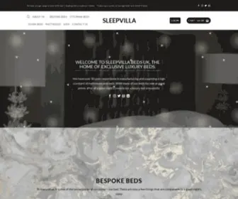 SleepVilla.co.uk(Home) Screenshot