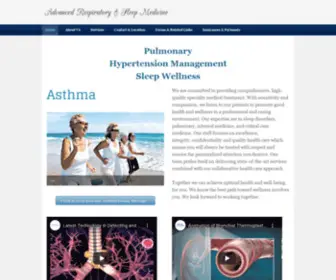 Sleepwellmedicalclinic.com(Advanced Respiratory & Sleep Medicine) Screenshot