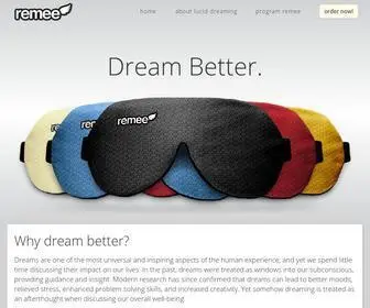 Sleepwithremee.com(Dream Better) Screenshot
