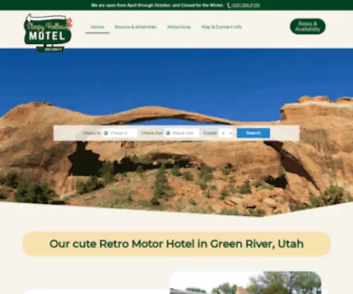 Sleepyhollowmotel.com(Green River Utah Motel) Screenshot