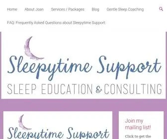 Sleepytimesupport.com(Sleep Education & Consulting For Infants) Screenshot