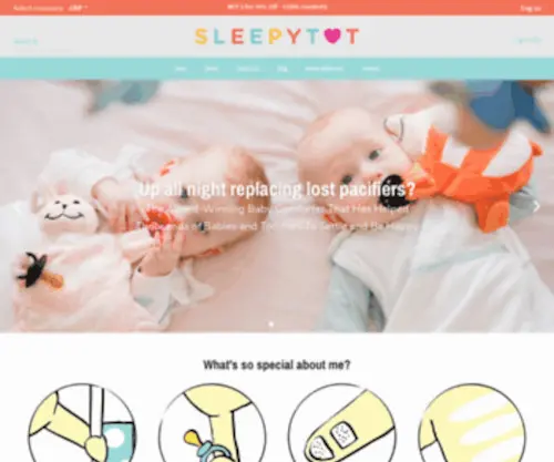 Sleepytot.com(A helping hand in slumberland) Screenshot