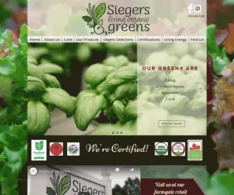 Slegersgreens.com(Slegers Greens) Screenshot