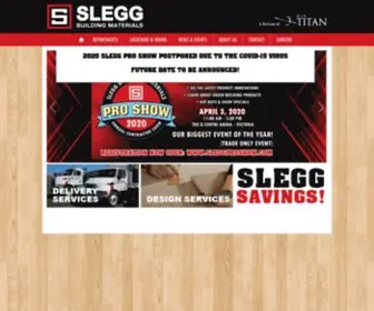 Slegg.com(Slegg Building Materials) Screenshot