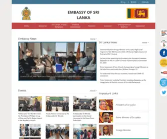 Slembassykorea.com(주한) Screenshot