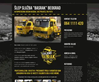 Slepsluzba.com(Šlep služba Beograd) Screenshot