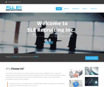 Slerecruiting.com(SLE Recruiting Inc) Screenshot