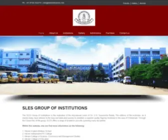 Slesinstitutions.com(SRI LAKSHMI EDUCATION SOCIETY) Screenshot