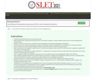 Sletneonline.co.in(SLET) Screenshot