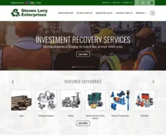 Slevysurplus.com(Buy & Sell Industrial Surplus) Screenshot