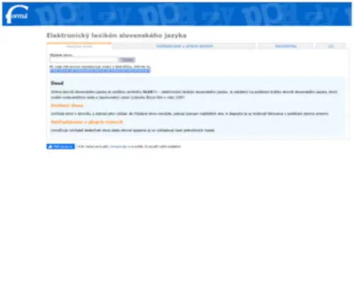 Slex.sk(Slovník slovenského jazyka) Screenshot