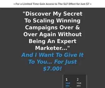 Slfeffect.com(Discover the 1 sheet of paper) Screenshot