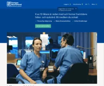 SLF.se(Välkommen till Sveriges läkarförbund) Screenshot