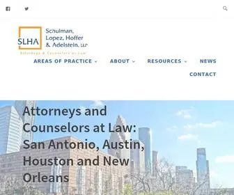 SLH-Law.com(Attorneys and Counselors at Law: San Antonio) Screenshot