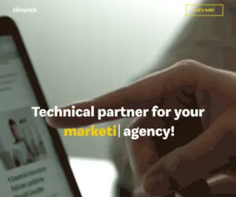 Slicejack.com(Technical Partner For Your Digital Agency) Screenshot
