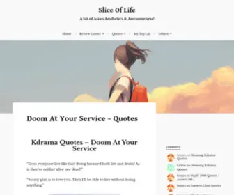 Sliceofasianlife.com(A bit of Asian Aesthetics & Awesomeness) Screenshot