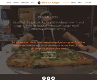 Sliceouthunger.org(Slice Out Hunger) Screenshot