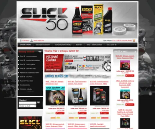 Slick50.cz(SLICK 50) Screenshot