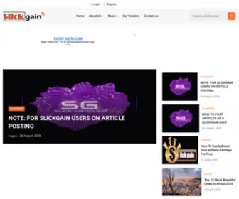 Slickgain.com(Slick Gain) Screenshot