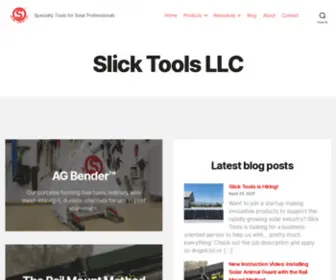 Slicktoolsllc.com(Specialty Tools for Solar Professionals) Screenshot