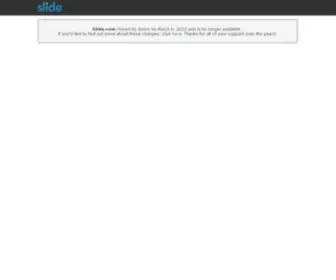 Slide.com(Slideshows, slide shows, photo sharing, image hosting, widgets, MySpace codes, Facebook apps) Screenshot