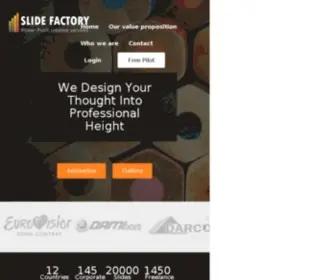 Slidefactory.co(Expert Presentation Design Service) Screenshot