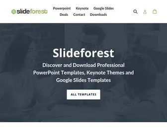 Slideforest.com(Professional Presentation Templates) Screenshot