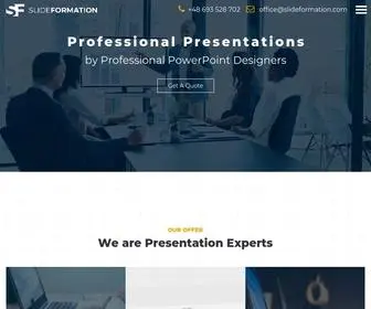 Slideformation.com(Creating Professional Presentations) Screenshot