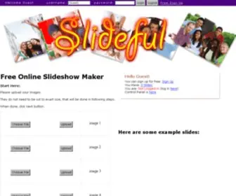 Slideful.com(Free Online Slideshow maker) Screenshot