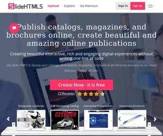 Slidehtml5.com(Convert PPT to HTML5 & Upload and Share Presentations Online) Screenshot